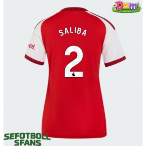 Arsenal William Saliba #2 Hemmatröja Kvinnor 2026-27 Kortärmad